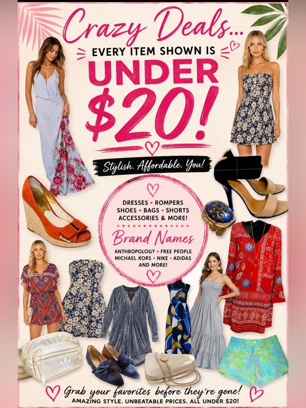 Summer Sale Prices Locked In! Brand New Free people Dresses for 25 and under!
